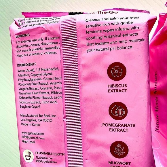 Set of 3 SEALED, Flushable, PH Balanced, Feminine Wipes for natural freshness! - Picture 5 of 5
